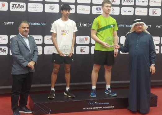 Алексей Самохин стал победителем турнира WTT Youth Contender Manama 2026