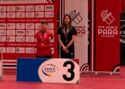 Гульмира Гонобина стала бронзовым призером турнира ITTF World Para Challenger Lignano 2026